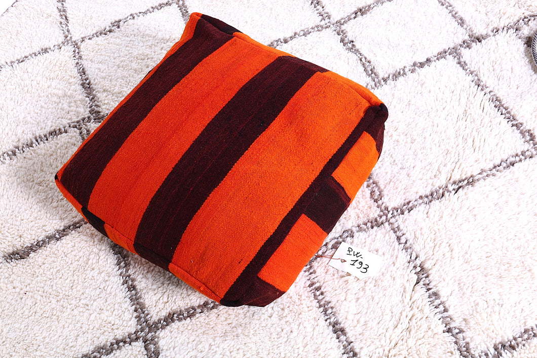 Moroccan kilim pouf 