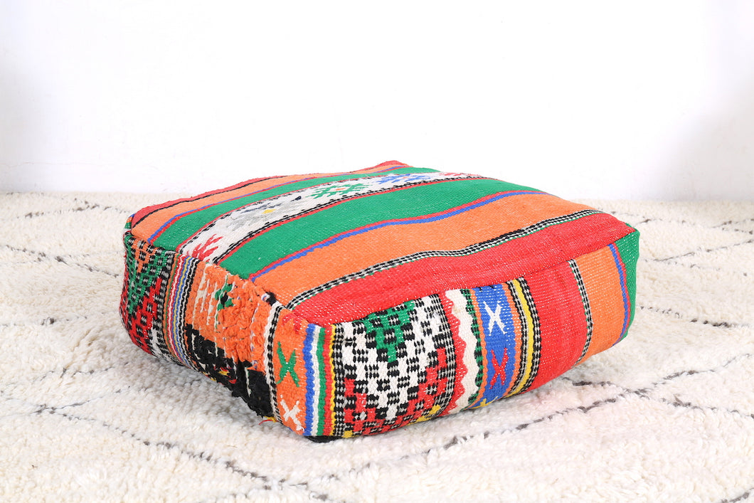 Moroccan kilim pouf 