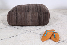 Load image into Gallery viewer, Handmade and HandWoven Moroccan Kilim Pouf
