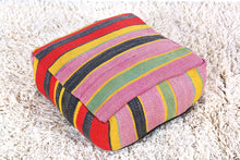 Load image into Gallery viewer, Fabulous Moroccan handmade Kilim pouf
