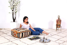 Load image into Gallery viewer, berber ottoman pouf 
