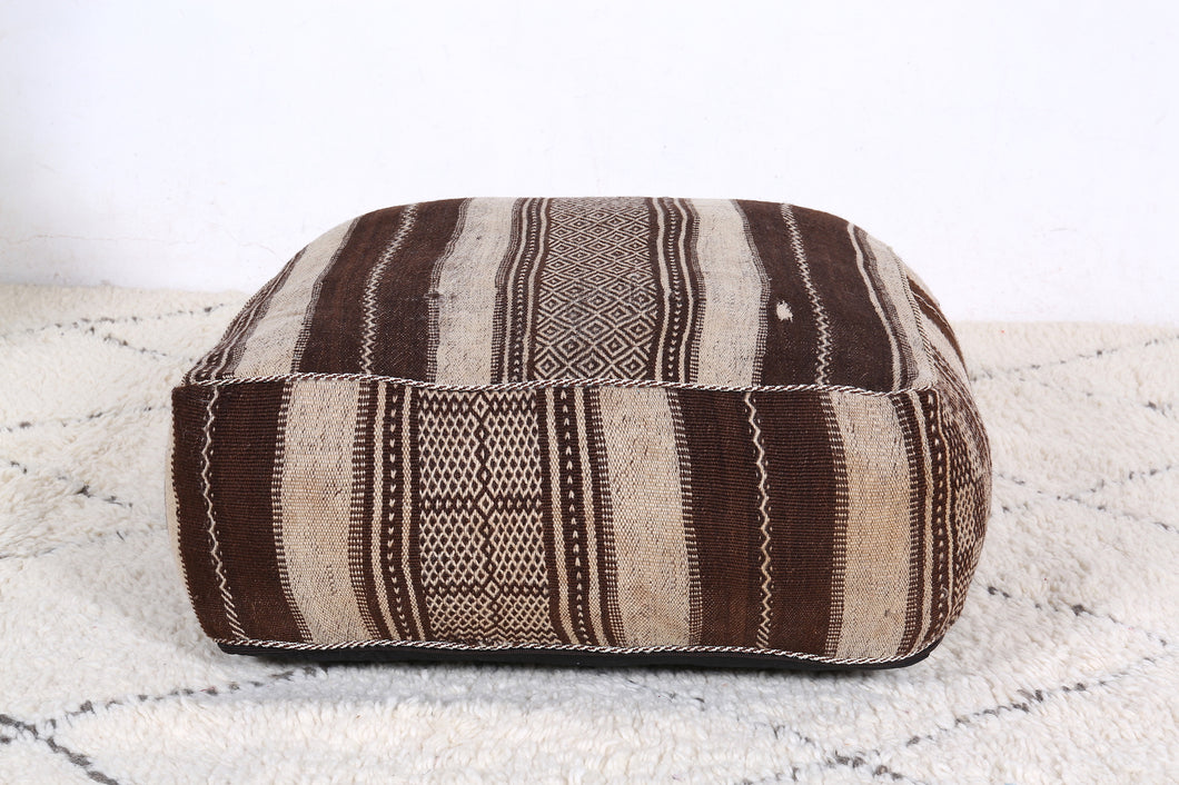 Moroccan kilim pouf 