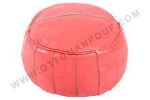 Load image into Gallery viewer, Brownish Leather Pouf
