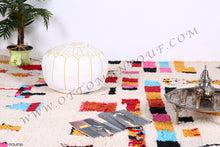 Load image into Gallery viewer, Wedding Gift Gold Ottoman Pouf
