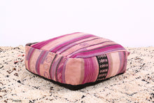 Load image into Gallery viewer, Handmade and HandWoven Moroccan Kilim Pouf
